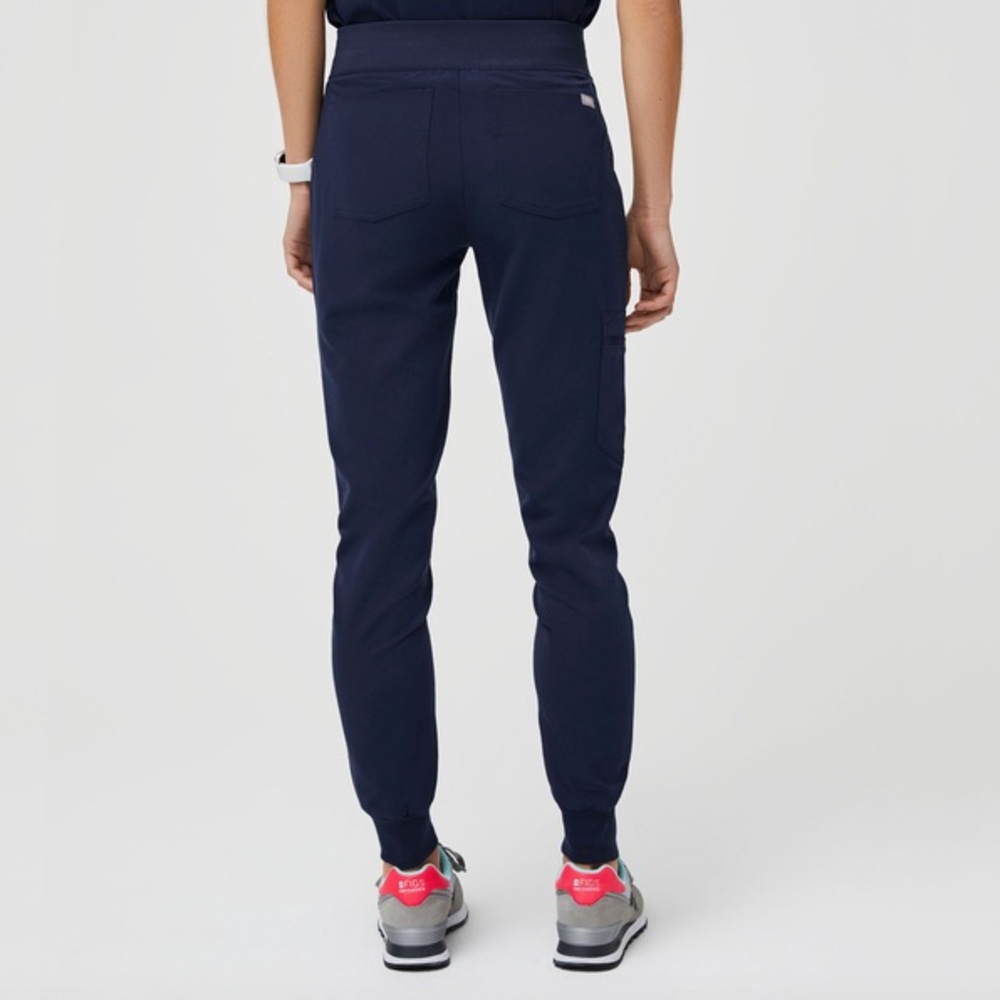 NEW FIGS Zamora Jogger Scrub Pants Size SP in Navy Small Petite - Picture 4 of 8